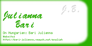 julianna bari business card